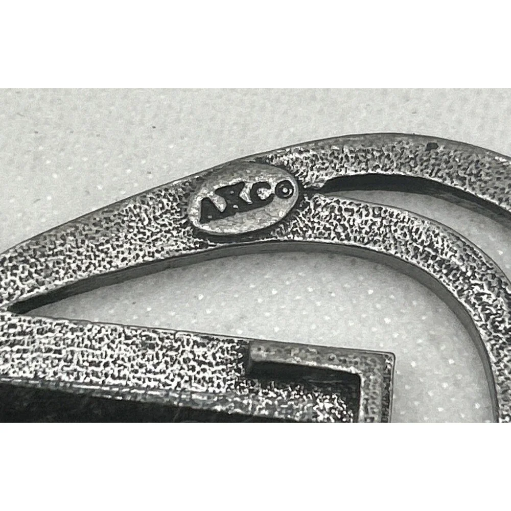 Vintage Axco Square Photo Frame Muave Brown Rhinestones 3x3 Bohemian Dainty Cute